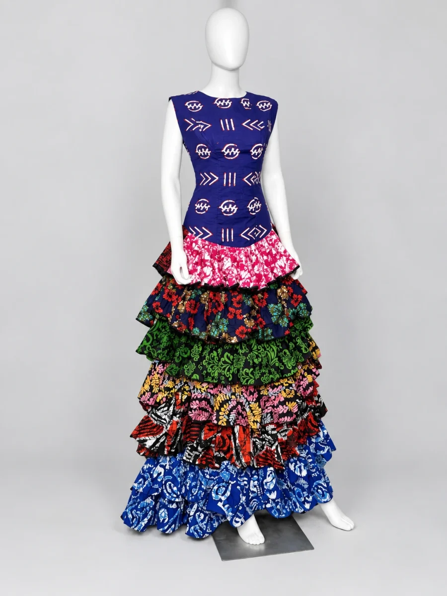 Carnival Tiered Maxi Dress — main view