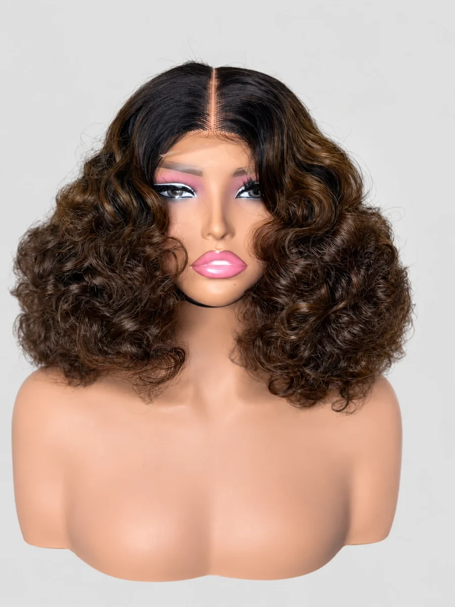 Cocoa Ripple Bob Wig — main view