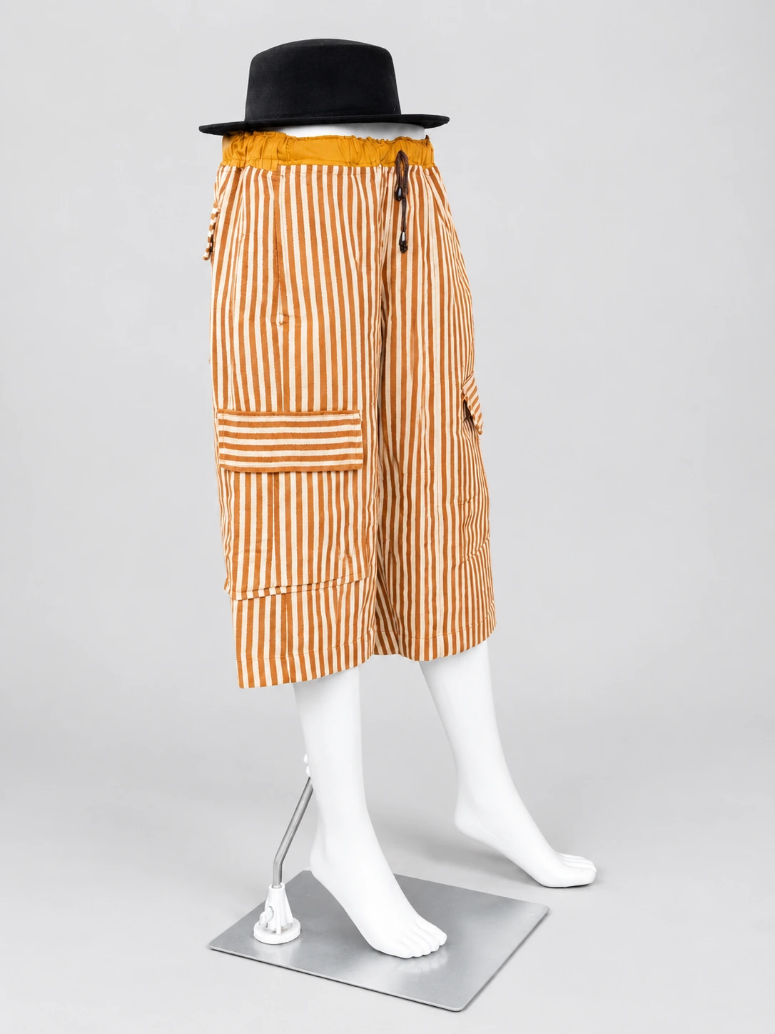 Sandstone Stripe Wrap Skirt — main view