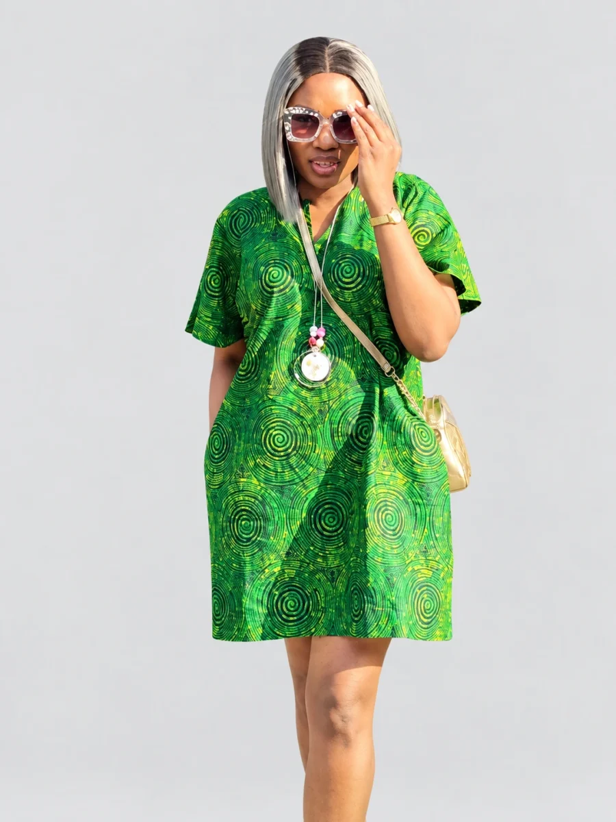 Verdant City Shirt Dress — main view
